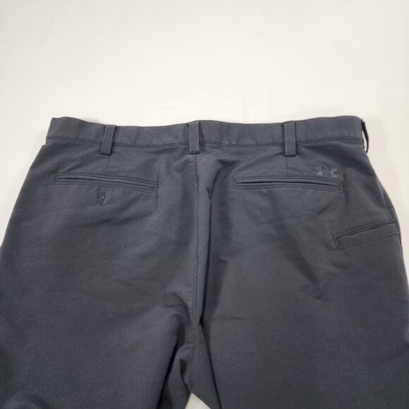 Under Armour Men's Black Straight Golf Pants Pockets Lightweight Size 38 x32 - Picture 3 of 9